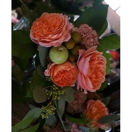 生花 バラ ロマンティックアンティーク くすみサーモンピンク 50cm 通販 はなどんやアソシエ