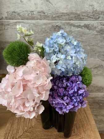 直前!!!/】輸入アジサイ(ライトブルー系)40cm〜 - 花材通販はなどんや